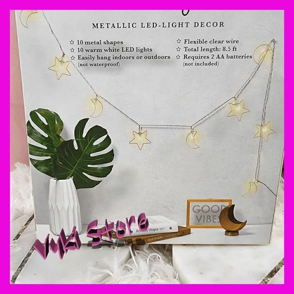MERCURY Innovations Metallic Led-Light Decor